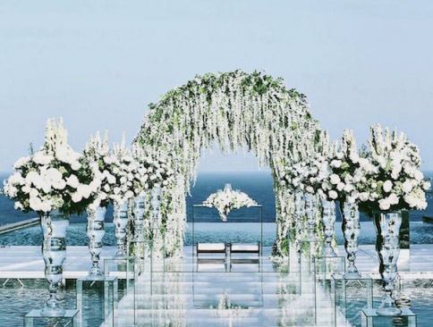 floating wedding ceremony